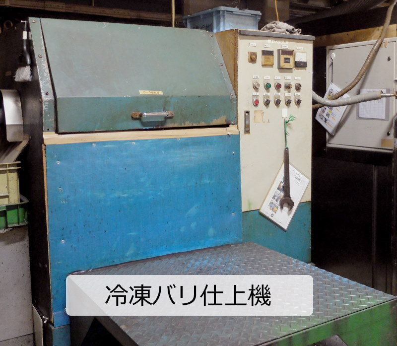 冷凍バリ仕上げ機、デフラッシャー